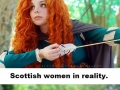 Scottish women in real life