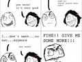 Eating food with mom