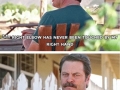 Ron Swanson's thoughts