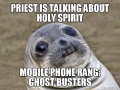 So I went to church today