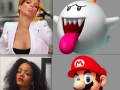 Rihanna as Mario characters