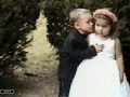 Kids kiss fail
