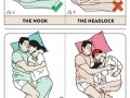 Couple sleeping positions