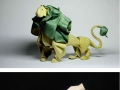 Realistic animal origami