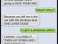 Epic owner-dog convos