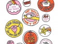 Grown up stickers
