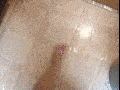 L*bing up the floor