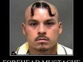 Forehead mustache
