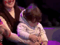 Sleeping during live taping