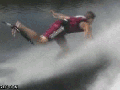Water skiing push-ups