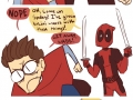 Spidey gets a haircut