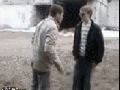 One-on-one fight
