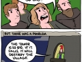 SMBC: Too tall to fall