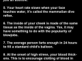Facts about the body