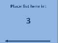 Place fist here