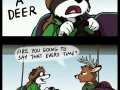 The poor little deer..