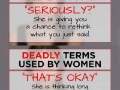 A woman's deadly terms