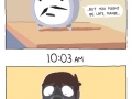 Think of your clocks' feelings
