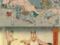 Japanese prints of tanuki