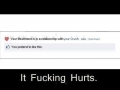 It hurts