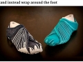 Wrap around shoes