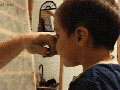 Kid lost his nose