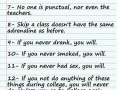College facts