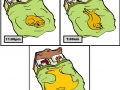 Having a dog in bed