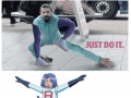 Shia LaBeouf stretching