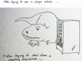 T-Rex failing at life