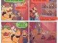 Mario and Bowser