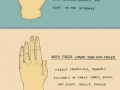 Length of your fingers