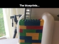 Lego wedding cake