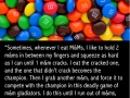 Whenever I eat M&Ms