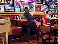 Busboy loves his job
