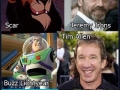 Celebs behind cartoons
