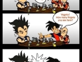 Vegeta is drunk