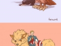 Avengers with Pokemons