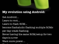 Evolution of using Android