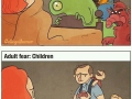 Child fears vs adult fears