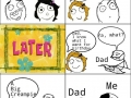 How to traumatize dad