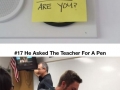 Teachers deal with students