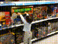 Shopping at Toys 'R' Us