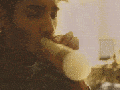 Smoke bubble juggle