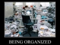 Being organized