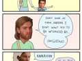 Episode III in 3 panels