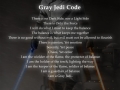Grey Jedi Code