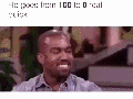 100 to 0 real quick