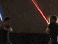 If lightsabers were real