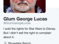 Glum George Lucas